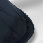 تونیک ورزشی نیم زیپ تک رنگ مشکی - Image 2