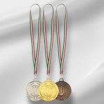 ست مدال قهرمانی همگانی بسته 3 عددی چند رنگ