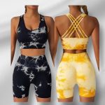 ست نیمتنه شلوارک زنانه سیملس پشت کش