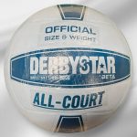 توپ والیبال لاستیکی سایز 5 مدل دربی استار 3 ستاره پاستیلی - Image 5