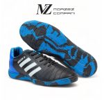 کفش فوتسال آدیداس تونی کروس (Adidas Kroos-8) تولید معزز | مشکی آبی | سایز ۴۱ تا ۴۵