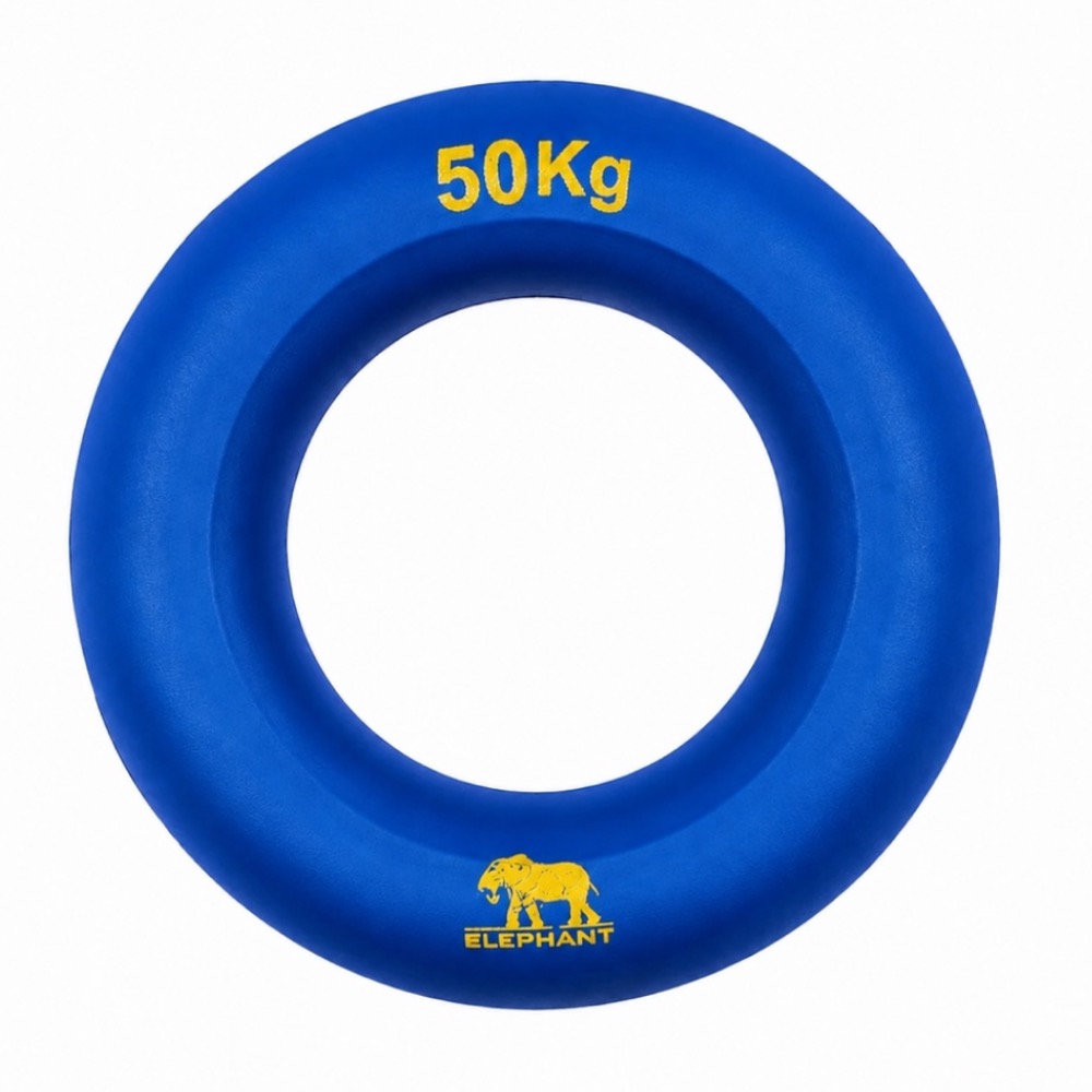 Photoroom_20260518_201145 لاستیک مچ آزادی ۵۰ کیلویی برند Elephant | تقویت ساعد، مچ و انگشتان - Image 1