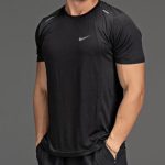 تیشرت ورزشی نایک لیزری مردانه (Nike Laser) – مشکی | مناسب تمرین و روزمره - Image 3