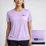 تیشرت زنانه یقه گرد نایک مدل Dri-FIT - وارداتی، قواره آزاد مطابق اورجینال