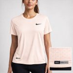 تیشرت زنانه یقه گرد نایک مدل Dri-FIT - وارداتی، قواره آزاد مطابق اورجینال - Image 2