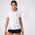 تیشرت زنانه یقه گرد نایک مدل Dri-FIT - وارداتی، قواره آزاد مطابق اورجینال - Image 3