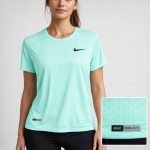 تیشرت زنانه یقه گرد نایک مدل Dri-FIT - وارداتی، قواره آزاد مطابق اورجینال - Image 5